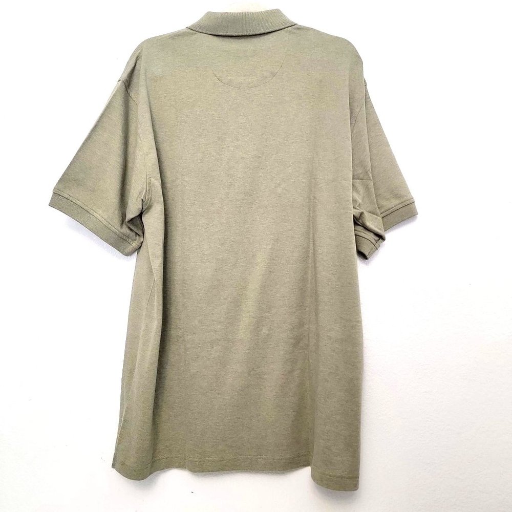 Izod NWT Deadstock 2012 Leaf Heather Green Polo Shirt Size XL - Picture 7 of 11